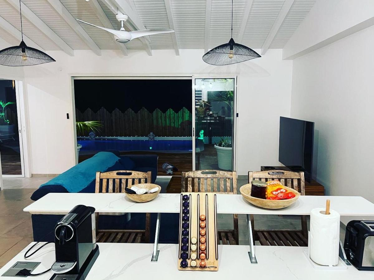 Villa Amaryllis Luxueuse,Piscine,Vue Mer,Plage Сен-Лу Екстериор снимка
