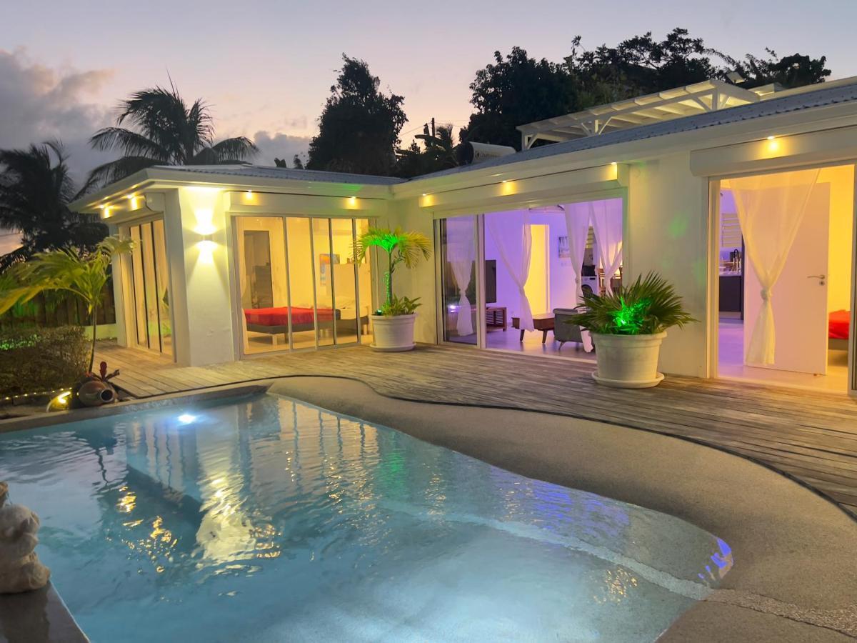 Villa Amaryllis Luxueuse,Piscine,Vue Mer,Plage Сен-Лу Екстериор снимка