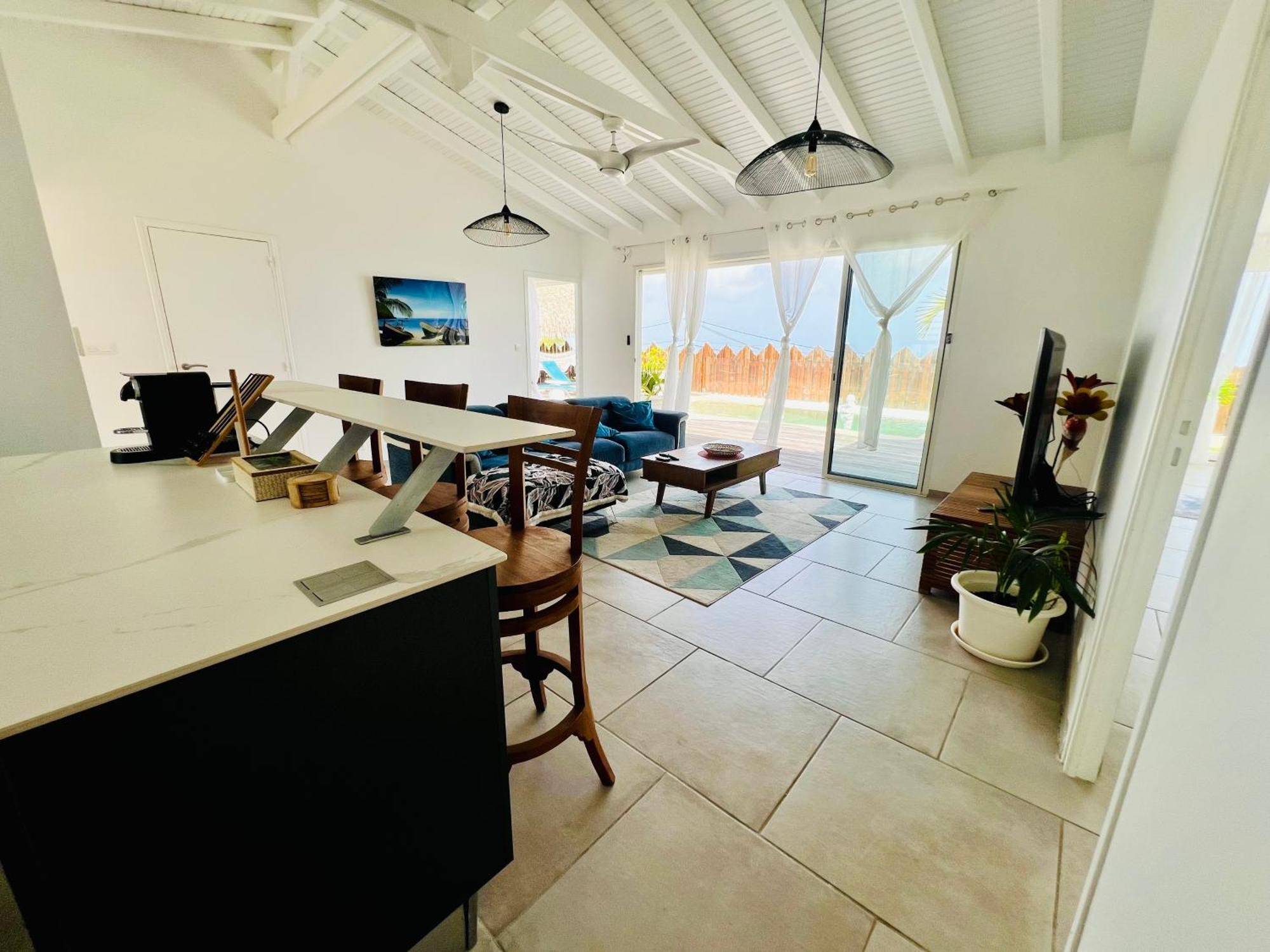 Villa Amaryllis Luxueuse,Piscine,Vue Mer,Plage Сен-Лу Екстериор снимка